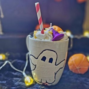 Bougie pumpkin latte fantôme