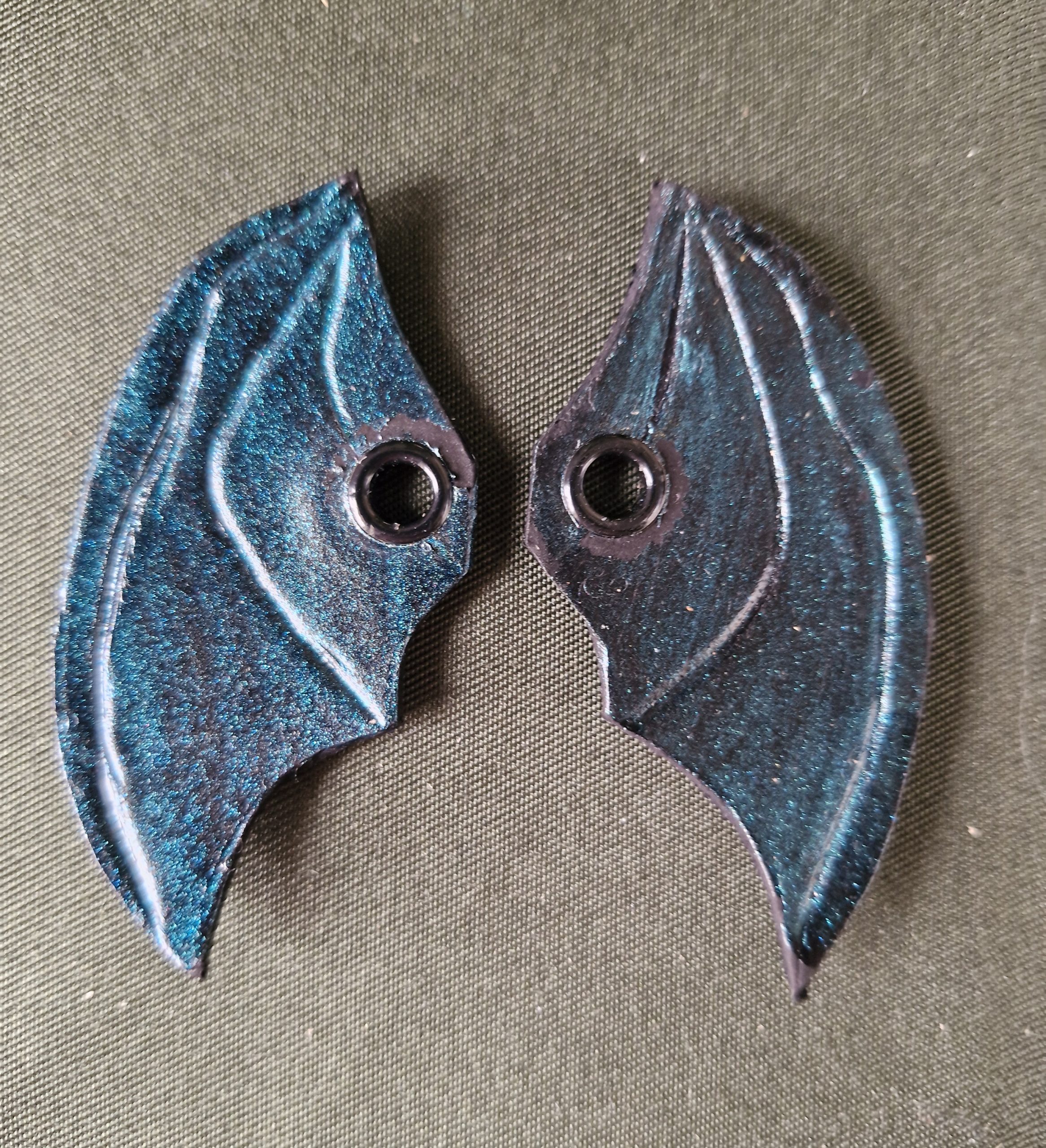 Bijou de chaussure Aile de Dragon en cuir