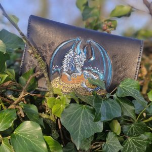 Porte-chéquier en cuir personnalisable